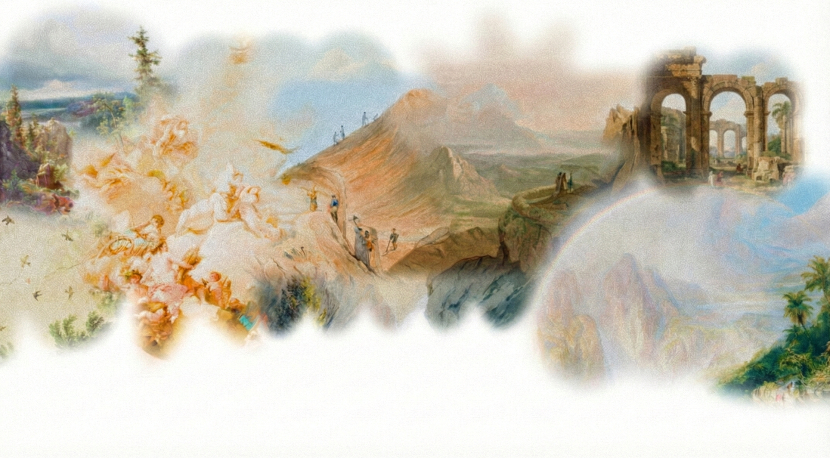 Renaissance cloud landscape